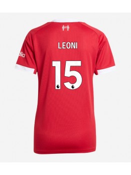 Zenske Futbalové oblečenie Liverpool Giovanni Leoni #15 2025-26 Krátky Rukáv - Domáci Zenske Futbalové oblečenie Liverpool Giovanni Leoni #15 2025-26 Krátky Rukáv - Domáci